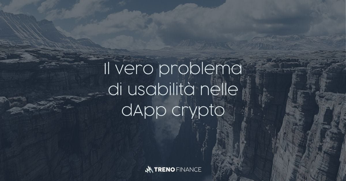 Il vero problema di usabilità nelle dApp crypto - UX