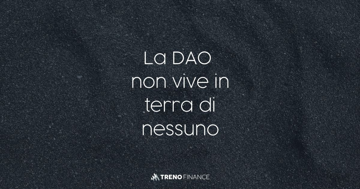La DAO non vive in terra di nessuno - DeFi