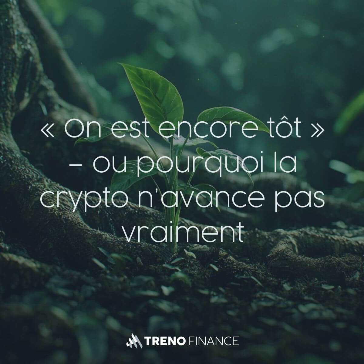 « On est encore tôt » – ou pourquoi la crypto n’avance pas vraiment