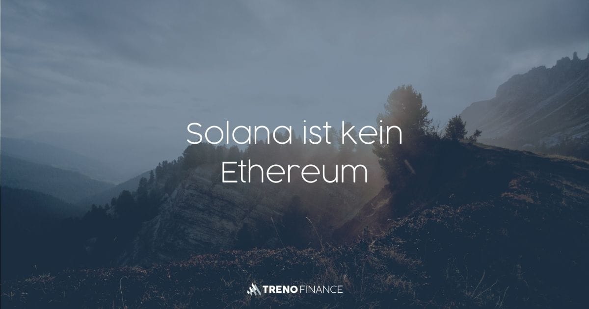 Solana ist kein Ethereum
